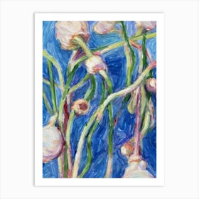 Garlic Scapes Classic vegetable Art Print