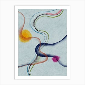 Flows Art Print