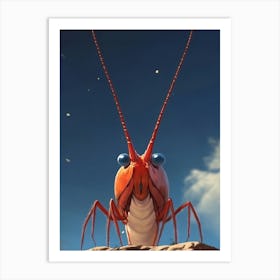 Big Shrimp Art Print