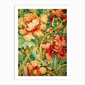 Floral Wallpaper 76 Art Print