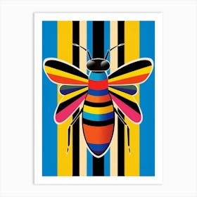 Beetle Abstract Geometric Abstract 6 Art Print