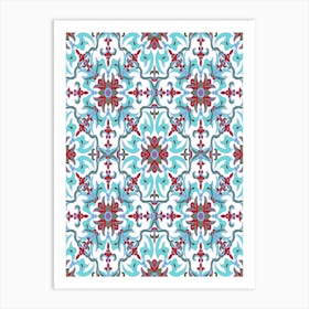 Tile Pattern - Iznik — Turkish pattern Art Print