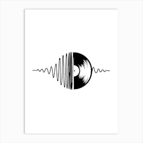 Vinyl Record Icon Arctic Monkeys Art Print