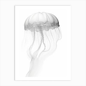 Box Jellyfish Watercolour Painting 5 Art Print