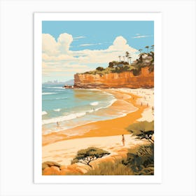 Avoca Beach Australia Golden Tones 4 Art Print