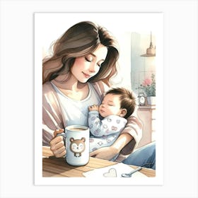 Mother And Baby Art Print