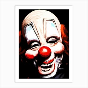 Clown Face Shawn Crahan slipknot music band Art Print