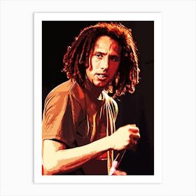 Zack de la Rocha Rage Against The Machine 4 Art Print