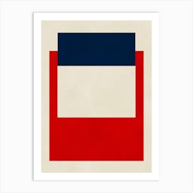 Modern geometry 7 1 Art Print