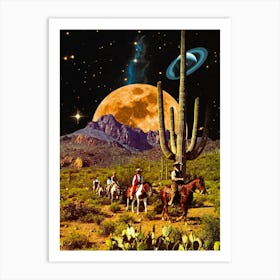 Cowboys In Space Art Print