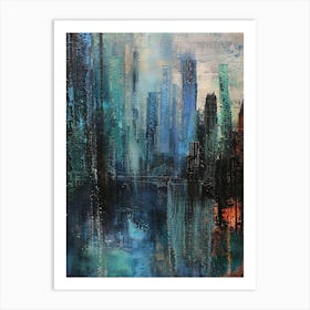 Abstract Cityscape 31 Art Print