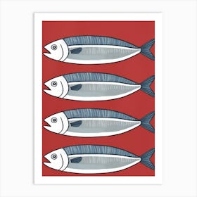 Sardines 9 Art Print