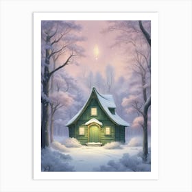 Cabin In The Woods Art Print