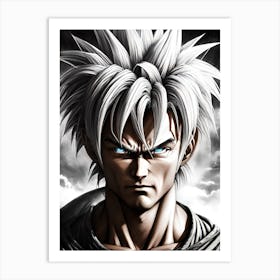 Dragon Ball Z Wallpaper 6 Art Print