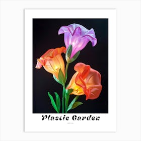 Bright Inflatable Flowers Poster Sweet Pea 2 Art Print