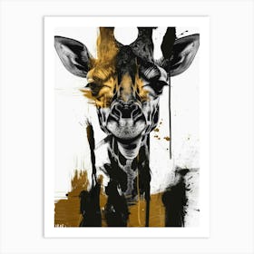 Giraffe Canvas Print 18 Art Print