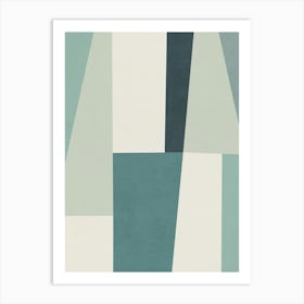 Composition Of Geometric Shapes 44 Art Print