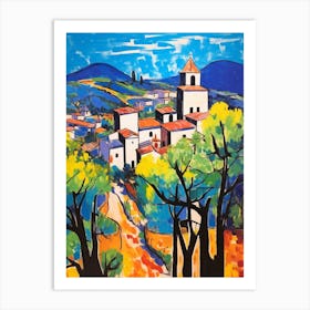 Assisi Italy 2 Fauvist Painting Art Print