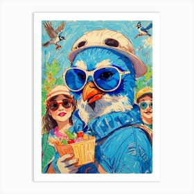 Blue Jay 6 Art Print