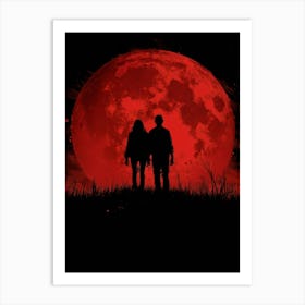 Blood Moon Art Print