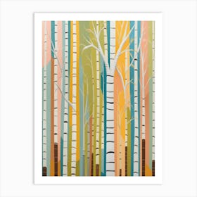 Birch Trees Art Print