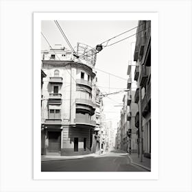 Valencia, Spain, Photography In Black And White 4 Art Print