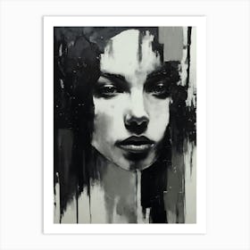 Black And White Painting 5 Art Print