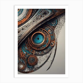 Clockwork Eye Art Print