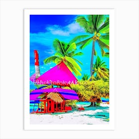 Malapascua Island Philippines Pop Art Photography Tropical Destination Art Print