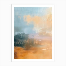 Oil Painted Background Art Print