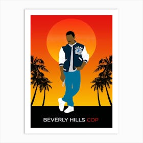 Beverly Hills Cop Film Art Print