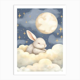 Sleeping Baby Bunny 6 Art Print