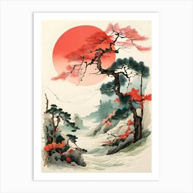 Asian Landscape Painting 9 Art Print