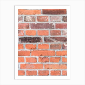 Brick Wall Texture Art Print