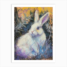 Rabbit In The Grass Art Print