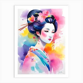 Geisha 73 Art Print