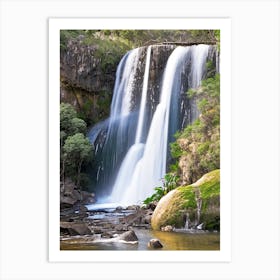 Garrawilla National Park Waterfall, Australia Realistic Photograph (3) Art Print