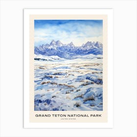 Grand Teton National Park United States 1 Poster Art Print