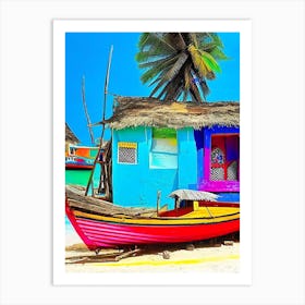 Lamu Island Kenya Pop Art Photography Tropical Destination Art Print