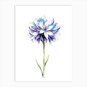 Watercolor Flower 1 Art Print