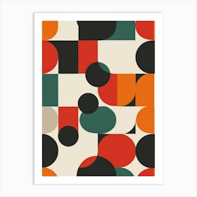 Abstract Geometric Pattern 5 Art Print