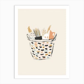 Basket Of Goodies 1 Art Print