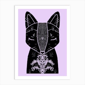 Foxstylized graphic Art Print