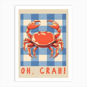 Oh Crab Art Print