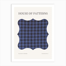 Checkered Pattern Poster 25 Art Print