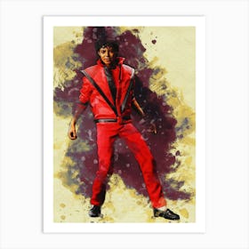 Smudge Michael Jackson Thriller Art Print