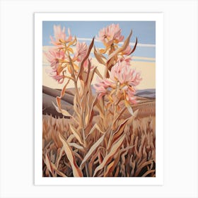 Kangaroo Paw 2 Flower Painting Art Print