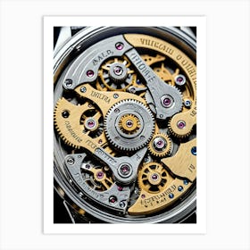 Close Up Of A Watch 6 Art Print