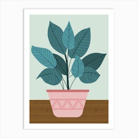 Plant In A Pot Art Print