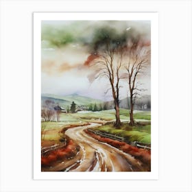 Country Road.7 Art Print